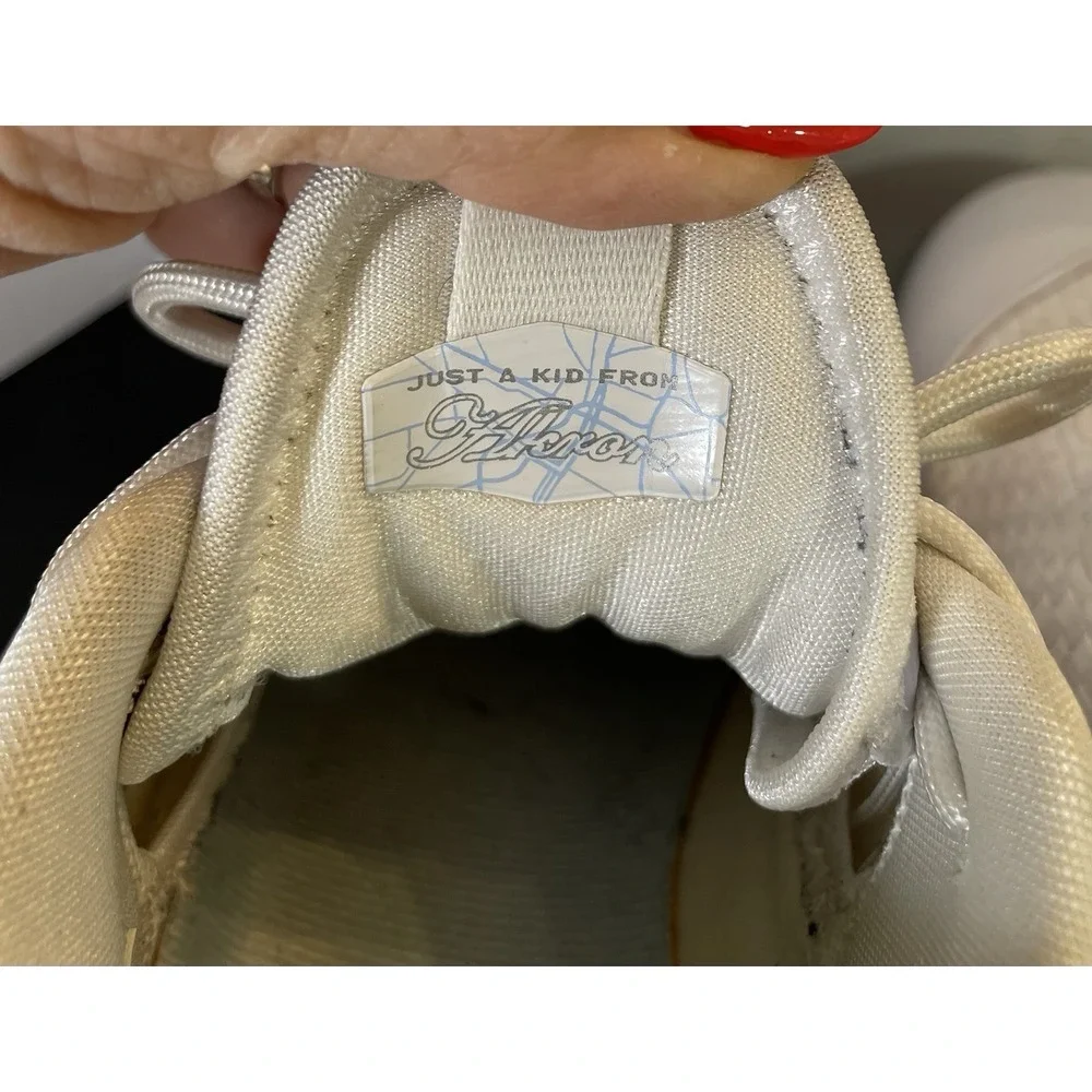 Nike LeBron 14 Low White Ice Zoom Air Outsole Icy Blue Shoes Sneakers US 10.5
